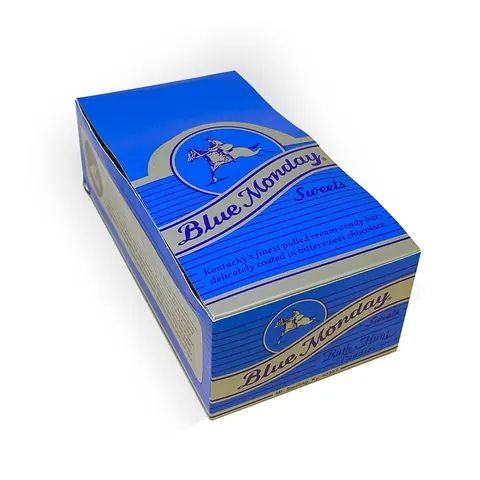 Blue Monday Pulled Cream Candy Dark Chocolate Bars – Amazon product photo